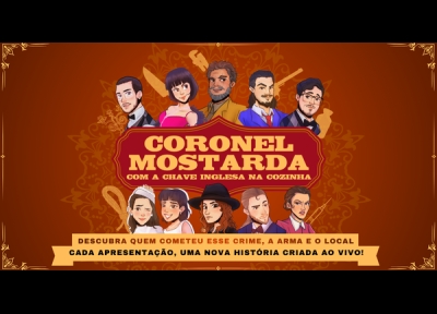 imagem representativa do espet�culo Coronel Mostarda com a Chave Inglesa na Cozinha
