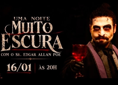 imagem representativa do espet�culo Uma Noite Muito Escura com o Sr. Edgar Allan Poe