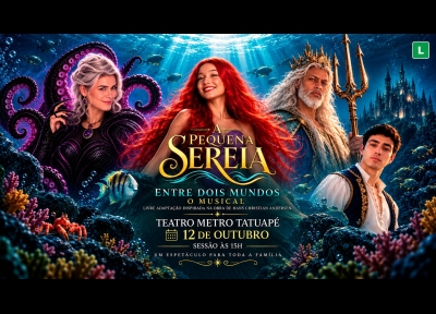 imagem representativa do espet�culo A Pequena Sereia: Entre Dois Mundos - O Musical