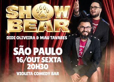 imagem representativa do espet�culo Show Bear com Mau Tavares e Didi Oliveira