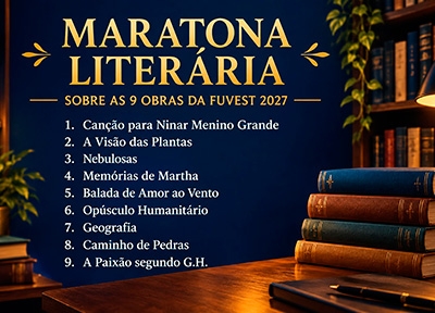 imagem representativa do espet�culo Maratona Literária FUVEST 2027