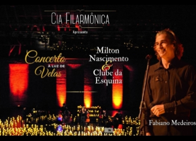imagem representativa do espet�culo Concerto à luz de velas - Milton Nascimento e Clube da Esquina com Fabiano Medeiros