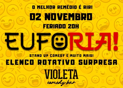 imagem representativa do espet�culo Euforia Show - Stand Up Comedy e Muito Mais