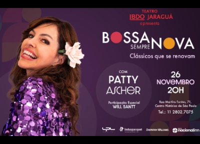 imagem representativa do espet�culo Bossa Sempre Nova com Pathy Ascher
