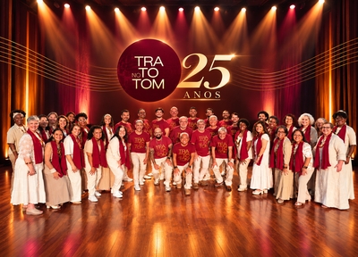 imagem representativa do espet�culo Trato No Tom cantando os 25 anos