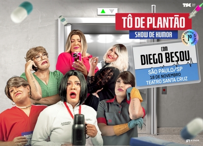 imagem representativa do espet�culo Tô de Plantão com Diego Besou