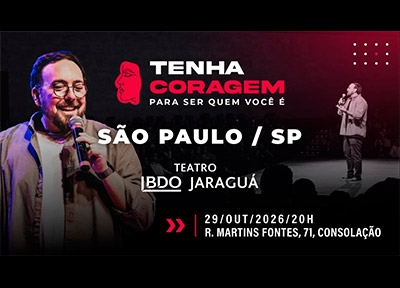imagem representativa do espet�culo FRED ELBONI - Tenha Coragem Para Ser Quem Você É