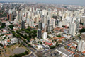 Moema, visto do cruzamento da Av. Ibirapuera com a Av. Indianpolis