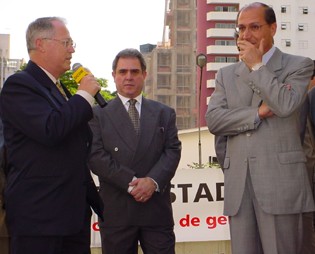 Bernardo Koos Wallis, Dr. Alexandre Sayo, Geraldo Alckmin.