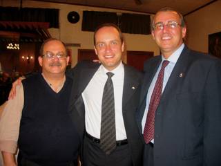 Urbano Ferrari, Pierre de Freitas e Carlos Martins.